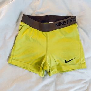 Nike pro compression shorts